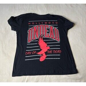 Hollywood Undead Band Shirt Men’s L Black Day Of The Dead Tour